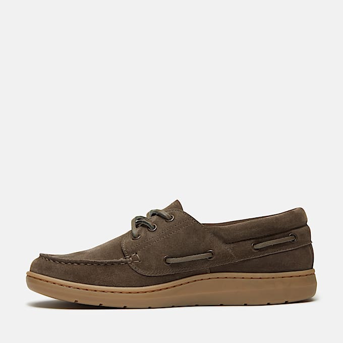 Timberland® Portofino Pier Boat Shoe for Men in Dark Brown/Beige