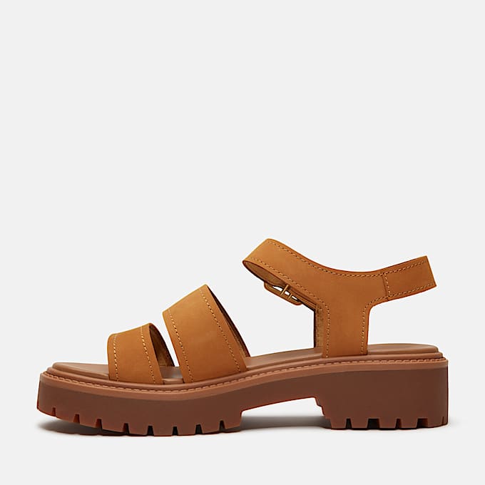 Sandlia Plataforma com Tira Traseira Stone Street para Mulher em amarelo TBL amarelo ALT6