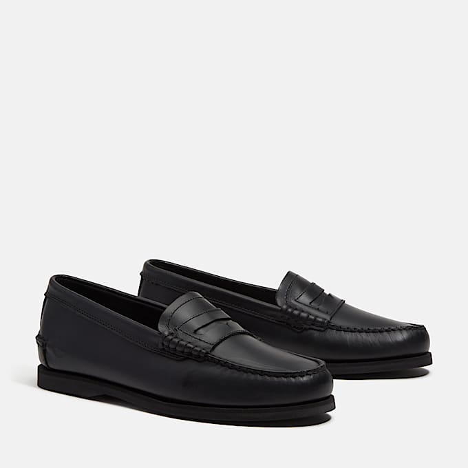 Timberland Classic Boat Loafer for Men in Black TBL Black ALT4