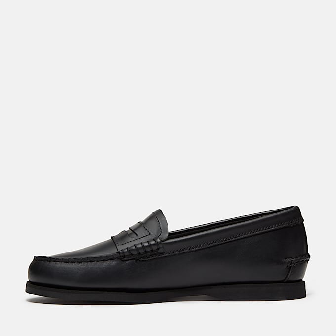 Timberland Classic Boat Loafer for Men in Black TBL Black ALT6