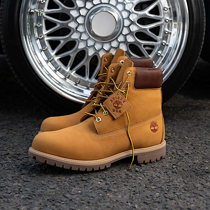 Timberland x Avirex 6Inch Premium Boot zum Schnren fr Herren in Gelb TBL Gelb MKTG1