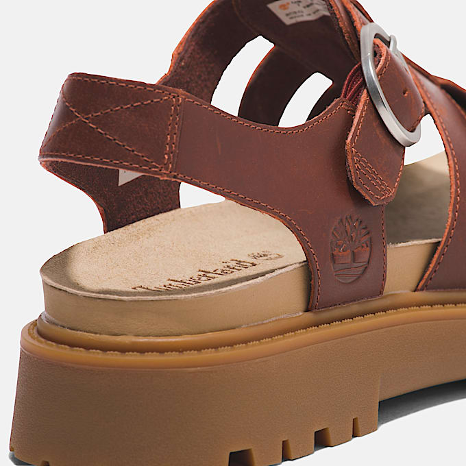 Sandalias Fisherman Clairemont Way para mujer en rojo oscuro
