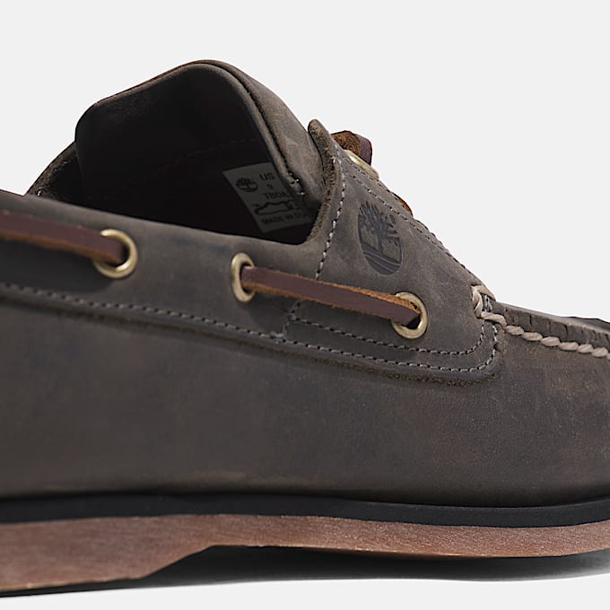 Classic 2-Eye Bootschoen voor heren in grijs