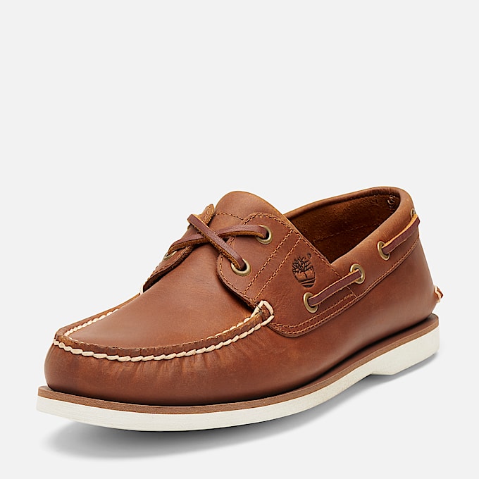 Classic 2Eye Boat Shoe for Men in Brown TBL Brown ALT9