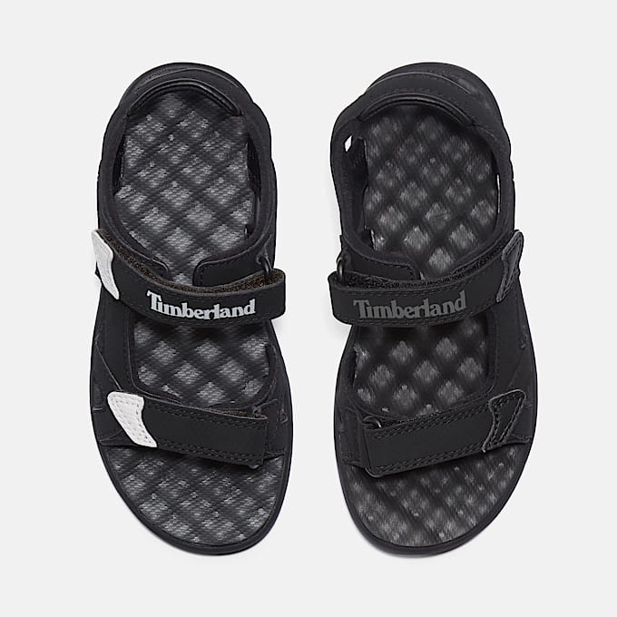 Perkins Row Backstrap Sandal for Youth in Black TBL Black ALT2