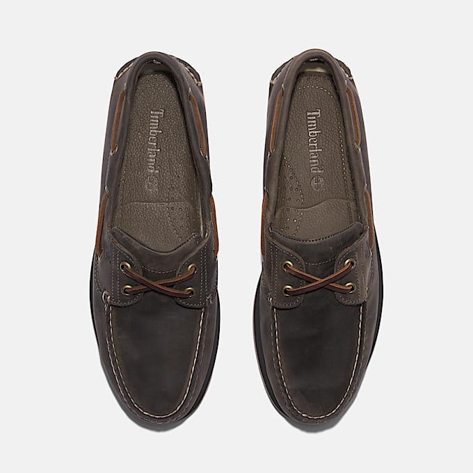 Classic 2-Eye Bootschoen voor heren in grijs