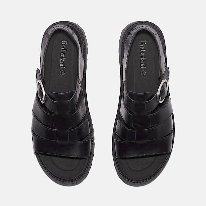 Clairemont Way Fisherman Sandal for Women in Black TBL Black ALT2