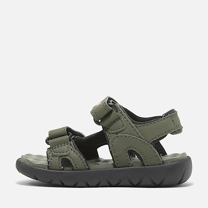Perkins Row Backstrap Sandal for Toddler in Green TBL Green ALT6