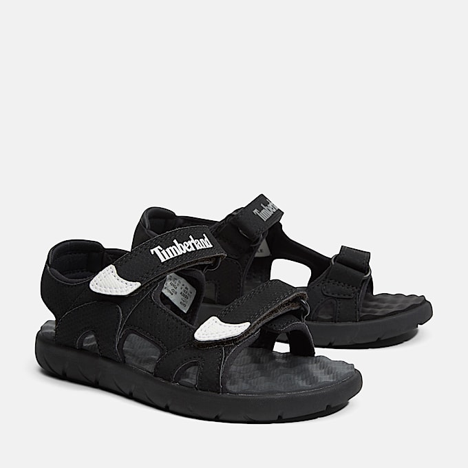 Perkins Row Backstrap Sandal for Junior in Black TBL Black ALT4