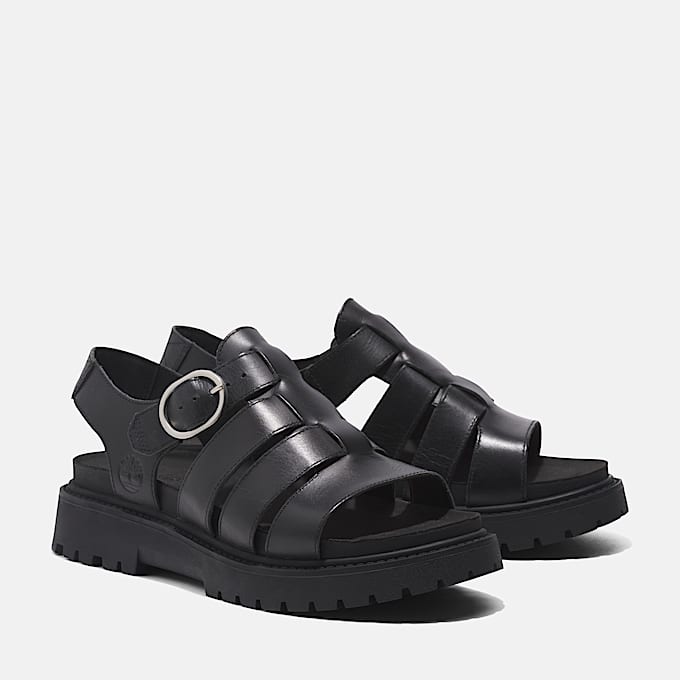 Sandalias Fisherman Clairemont Way para mujer en negro