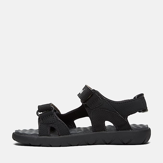 Perkins Row Backstrap Sandal for Youth in Black TBL Black ALT6