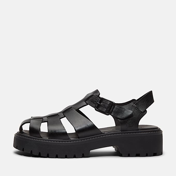 Stone Street FishermanSandale mit Plateausohle fr Damen in Schwarz TBL Schwarz ALT9