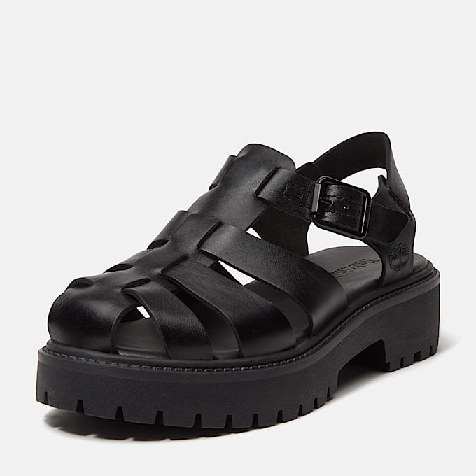 Stone Street FishermanSandale mit Plateausohle fr Damen in Schwarz TBL Schwarz ALT10