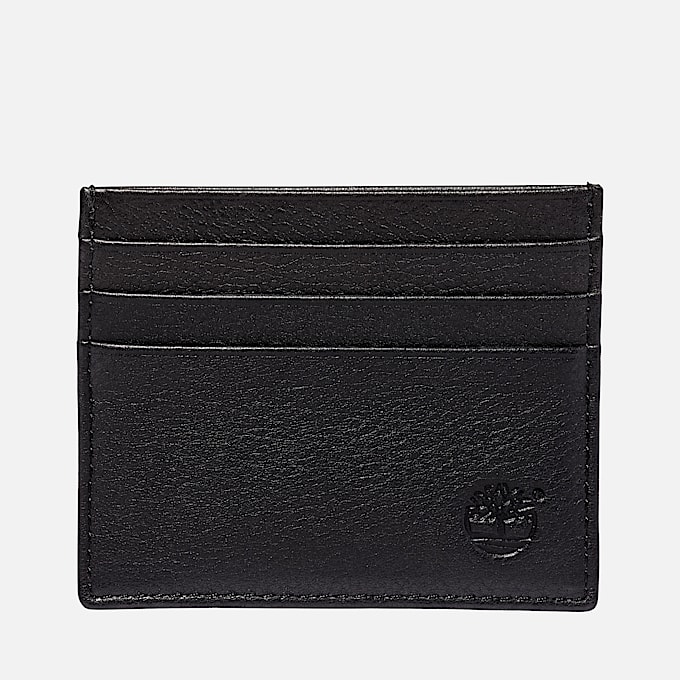 Kennebunk Leather Credit Card Holder for Men in Black - 1
