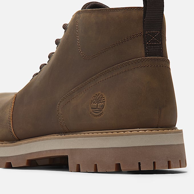 Wasserdichter Britton Road Chukka Boot fr Herren in Braun TBL Braun ALT7