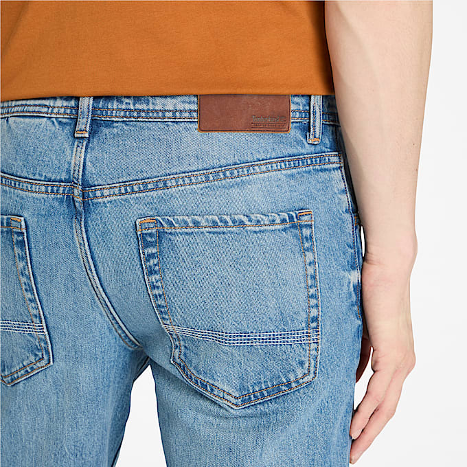 Sandown Slim Denim Trouser for Men in Light Blue