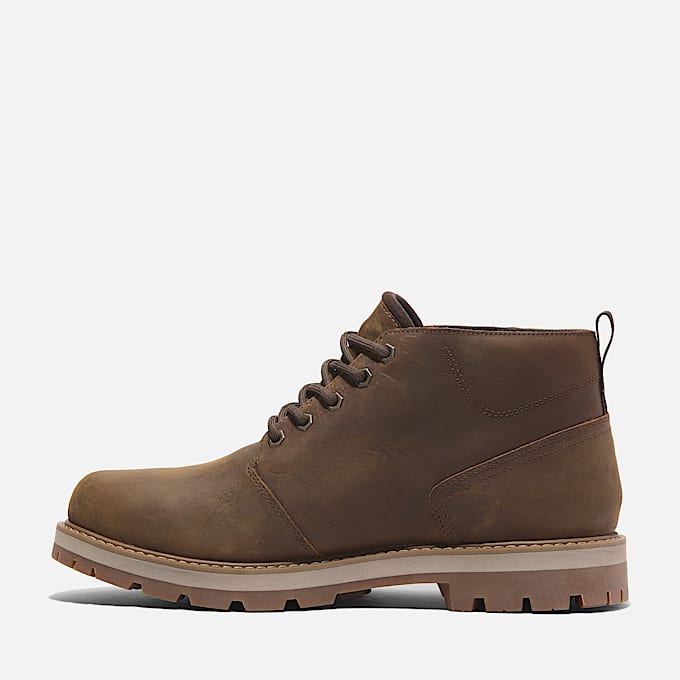 Britton Road Mid Waterproof Chukka Boot for Men in Brown