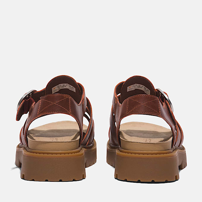 Sandalias Fisherman Clairemont Way para mujer en rojo oscuro
