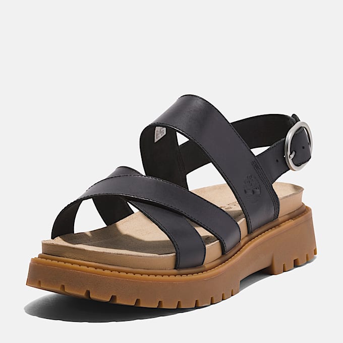 Sandalias con tira trasera Clairemont Way para mujer en negro
