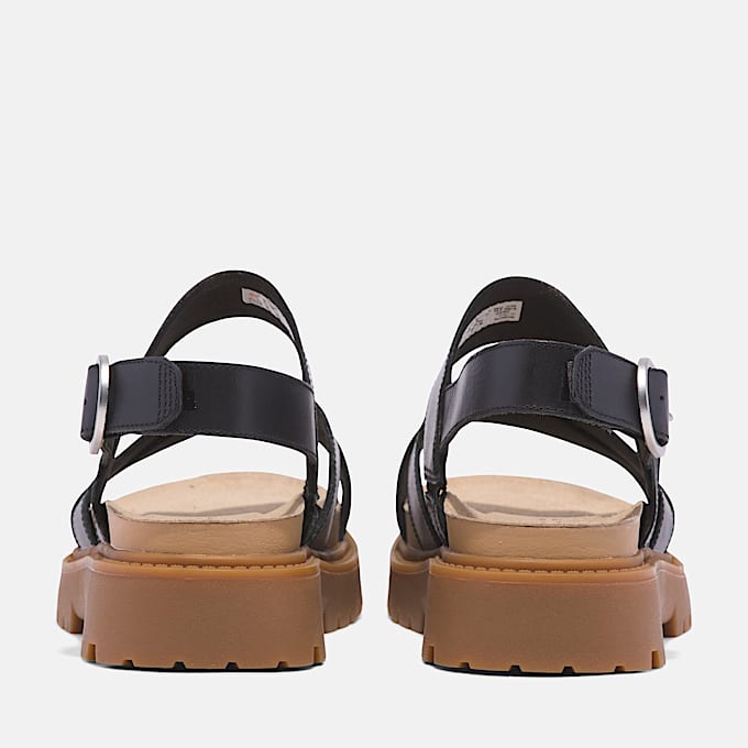 Sandalias con tira trasera Clairemont Way para mujer en negro