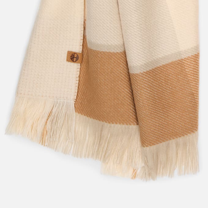 Reversible Blanket Scarf i beige TBL Beige ALT2