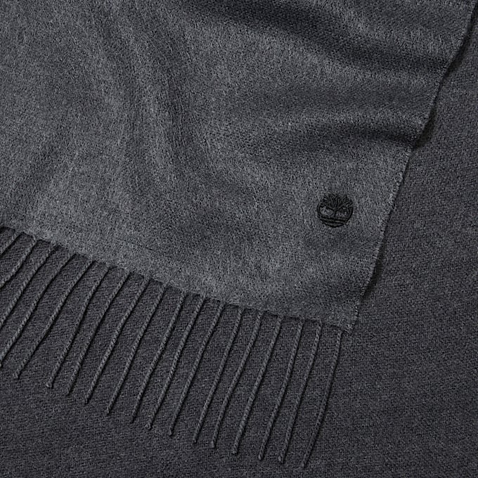 Solid Woven Scarf in Dark Grey TBL Grey ALT1