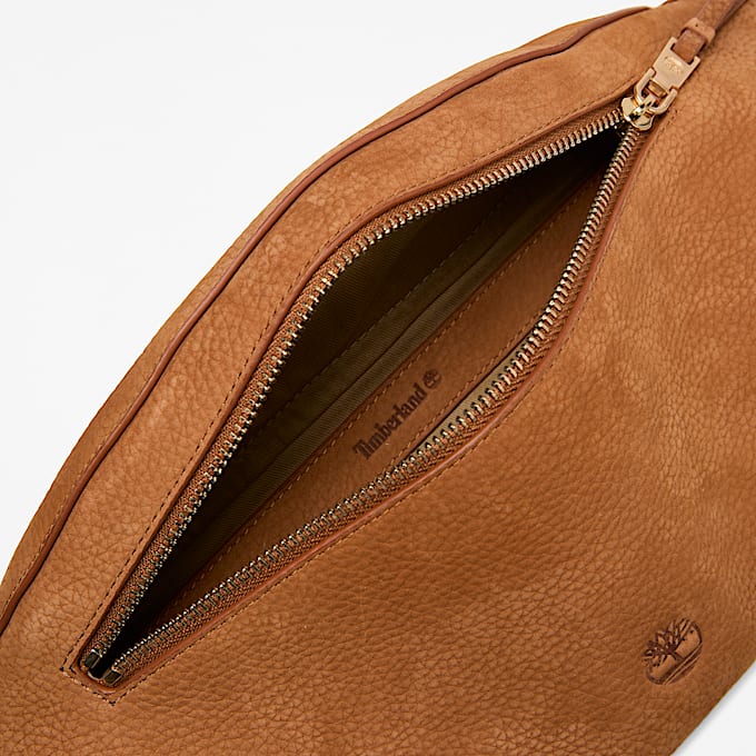 Umhngetasche aus weichem Leder in Braun TBL Braun ALT1