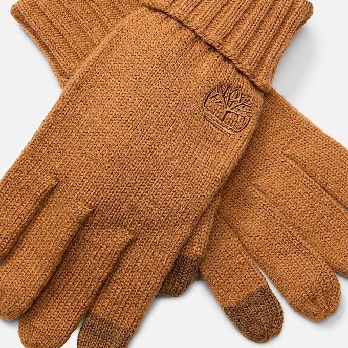 Rib Knit Glove in Yellow TBL Yellow ALT1