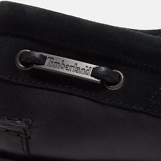 Handgenähter Timberland® Authentic 3-Eye Lug Bootsschuh für Herren in Schwarz