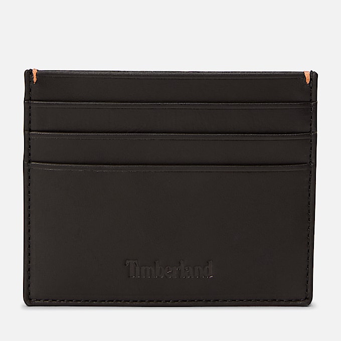 Riverton Leather Card Holder for Men in Black TBL Black ALT1