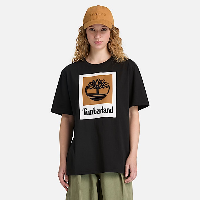 Oversized T-shirt voor dames in zwart