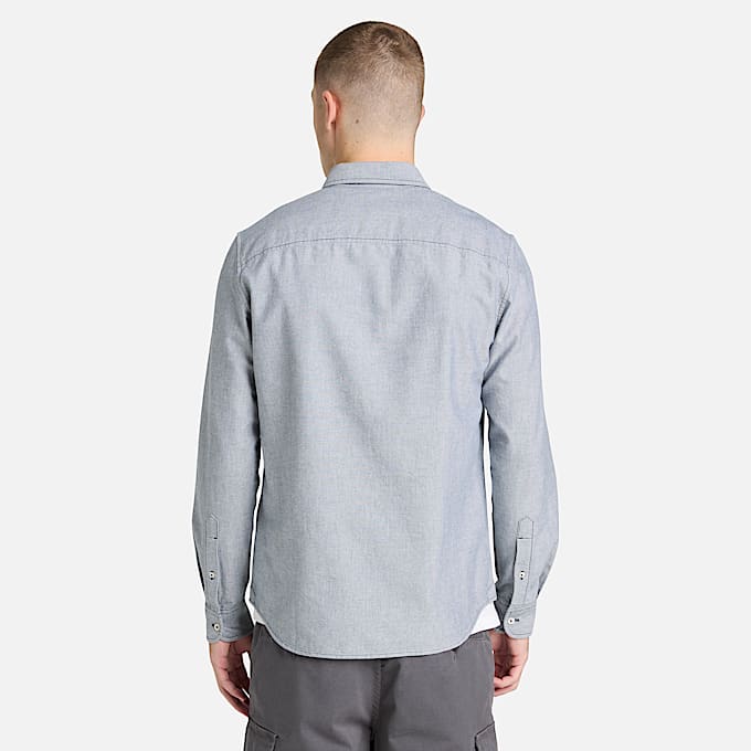 Camisa Oxford para Homem em azulescuro TBL azul ALT8