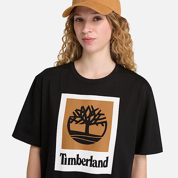 Dunstan Oversized Short-Sleeve T-Shirt for Women in Black