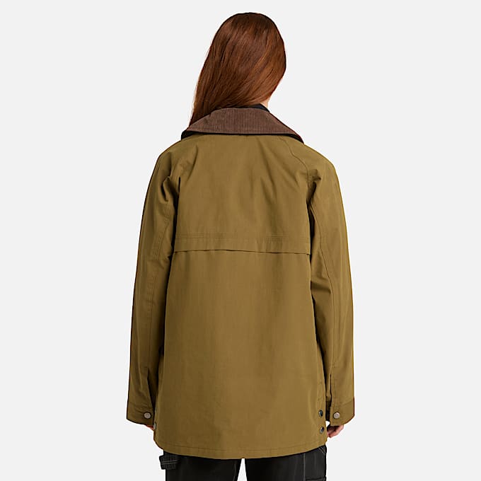 Wenham Waterproof Barn Coat for Women in Dark Green TBL Green ALT8
