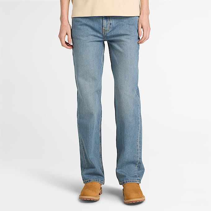 Gerade Jeans für Damen in Hellblau