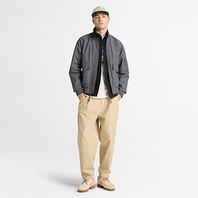 Bomber utilitaire dperlant et rsistant pour homme en gris fonc TBL gris ALT2