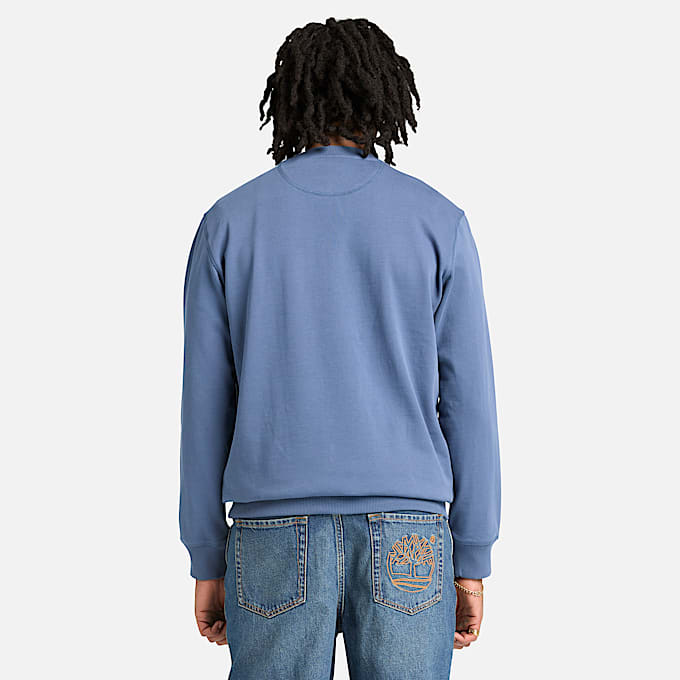 Established 1973 RundhalsSweatshirt fr Herren in Dunkelblau TBL Blau ALT8