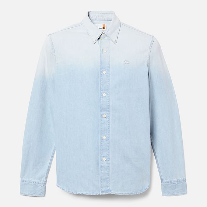 Denim Shirt for Men in Light Blue TBL Blue HERO
