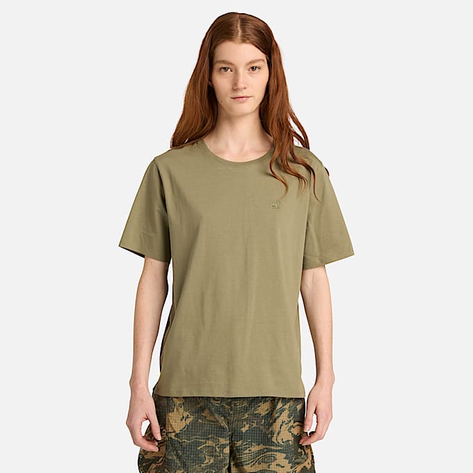 Dunstan ShortSleeve TShirt for Women in Brown TBL Brown ALT1