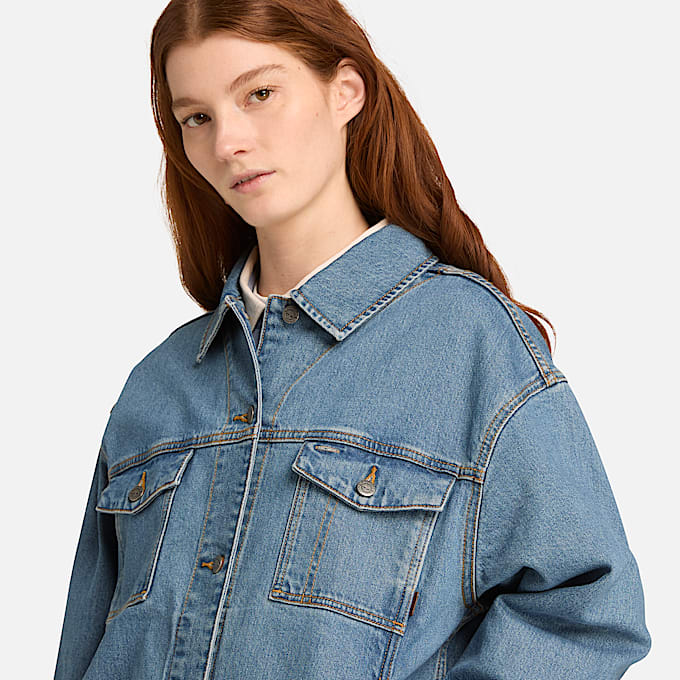 Archive Denim Jack voor dames in blauw