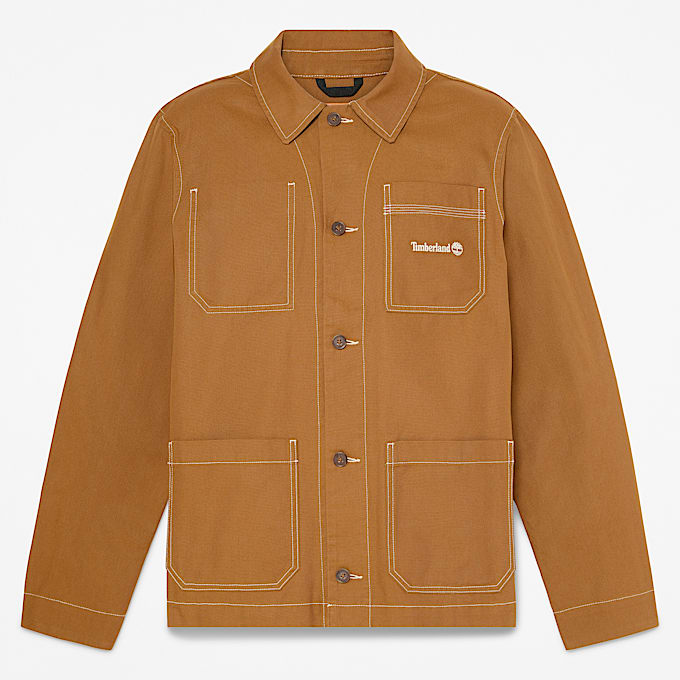 Chore Canvas Jacket in Dark Yellow TBL Yellow HERO