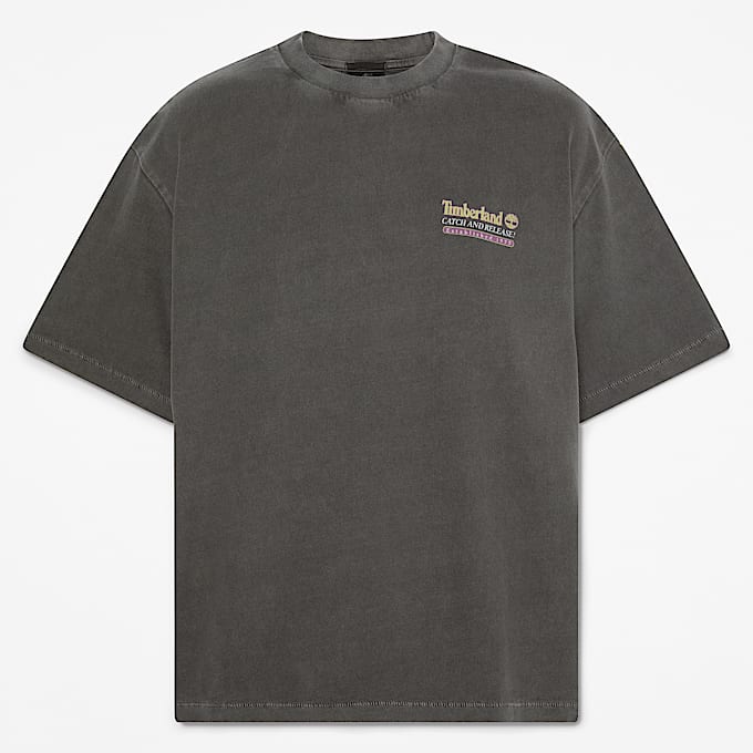 All Gender Fly Fishing Graphic TShirt in Black TBL Black HERO