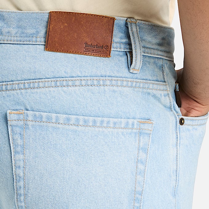 Authentic Denim Trouser for Men in Light Blue