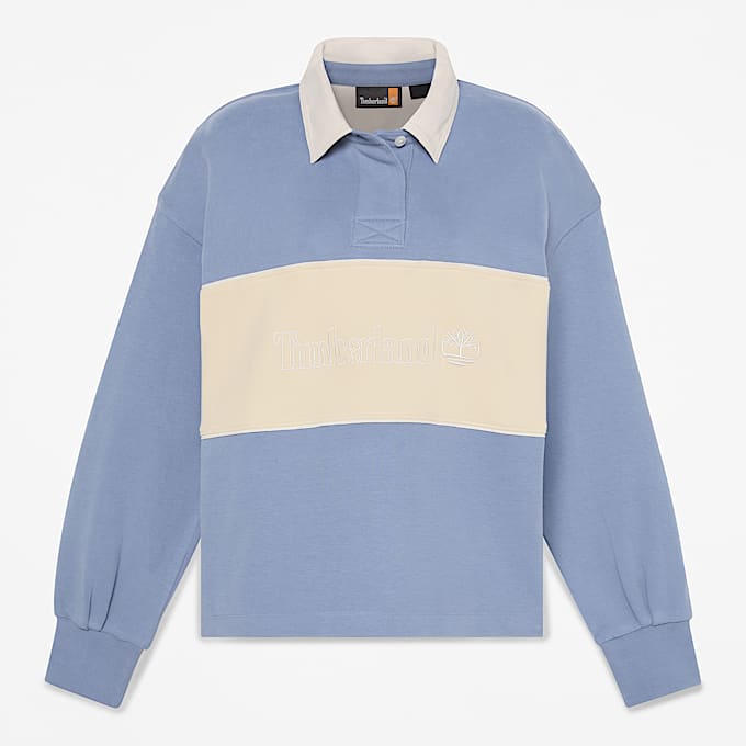 Polo de Râguebi Lush para Mulher em azul - 1