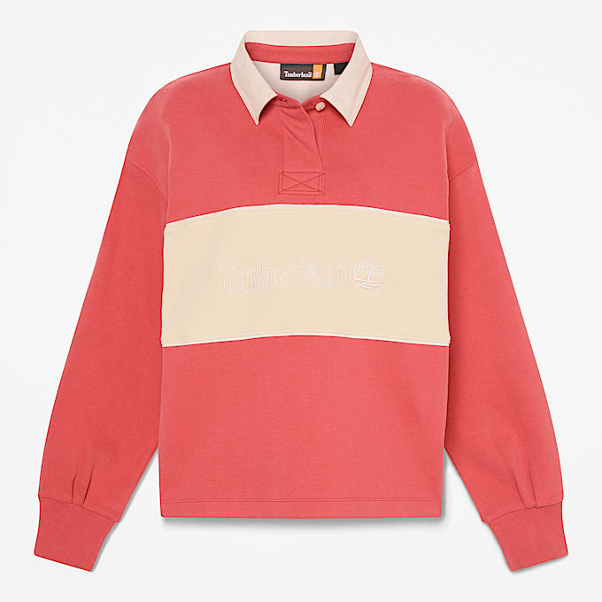 Polo de Râguebi Lush para Mulher em Vermelho - 1