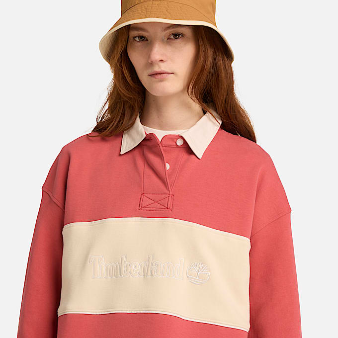 Lush RugbyPolohemd fr Damen in Rot TBL Rot ALT3