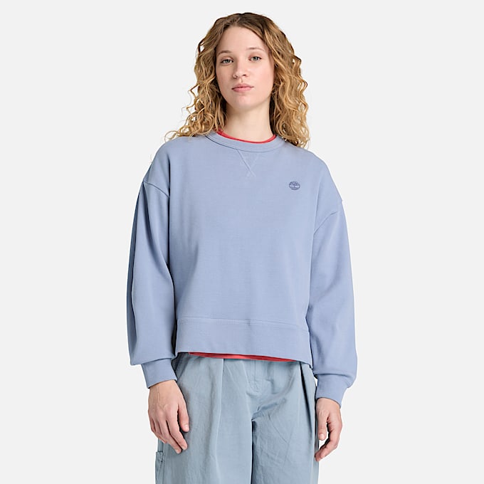 Lush Crewneck Sweatshirt for Women in Blue TBL Blue ALT1