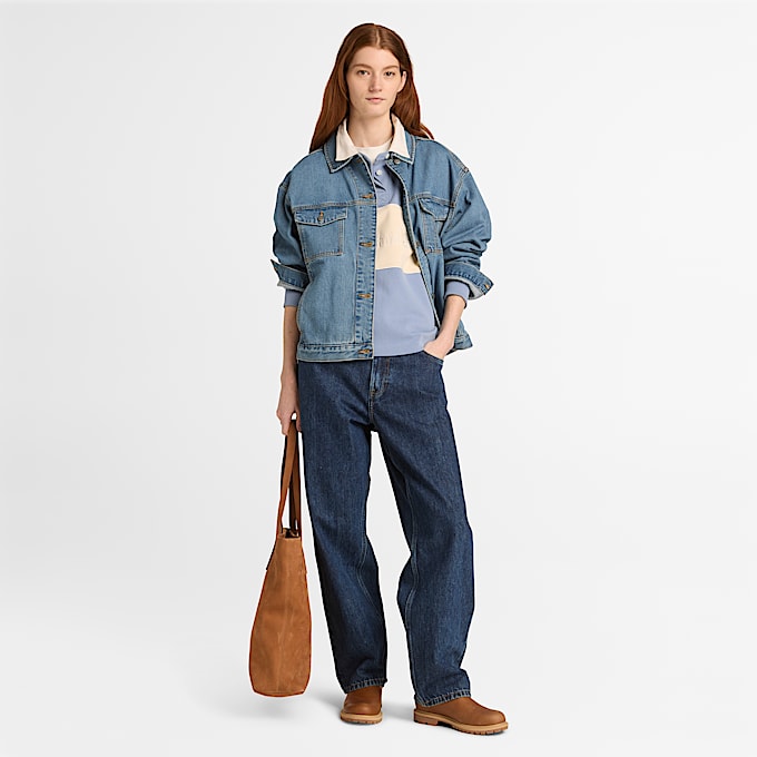 Polo de Râguebi Lush para Mulher em azul