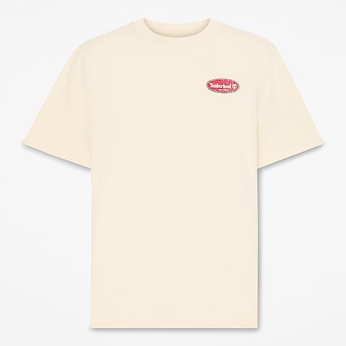 Gas Station Graphic TShirt for Men in Beige TBL Beige HERO