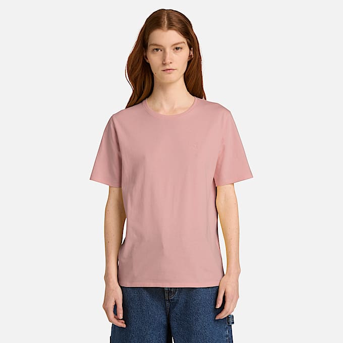 Dunstan ShortSleeve TShirt for Women in Pink TBL Pink ALT1